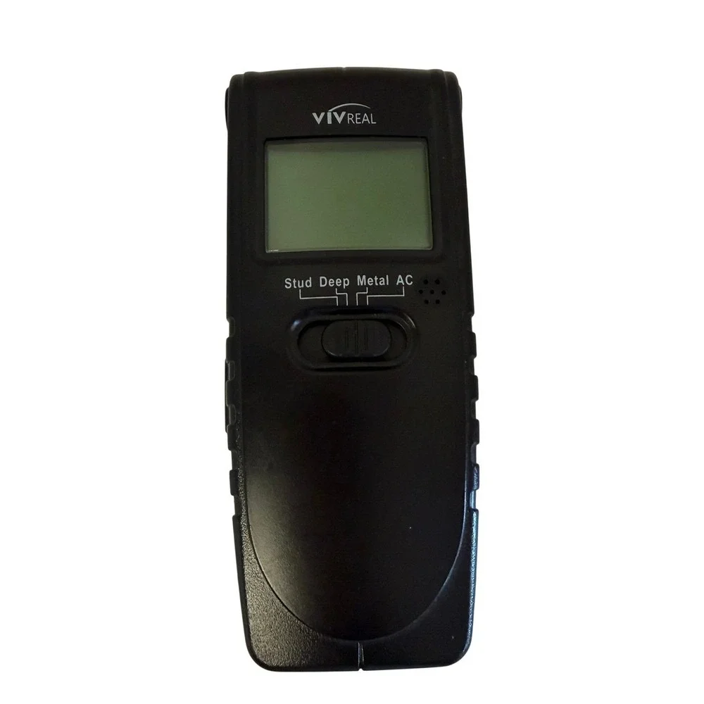 Vivreal Stud Finder Wall Scanner TH240 Black 4-in-1 Metal AC Live Wire Detector